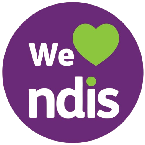 We love NDIS badge icon
